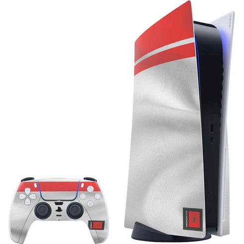 Morocco Soccer Flag PS5 Bundle Skin